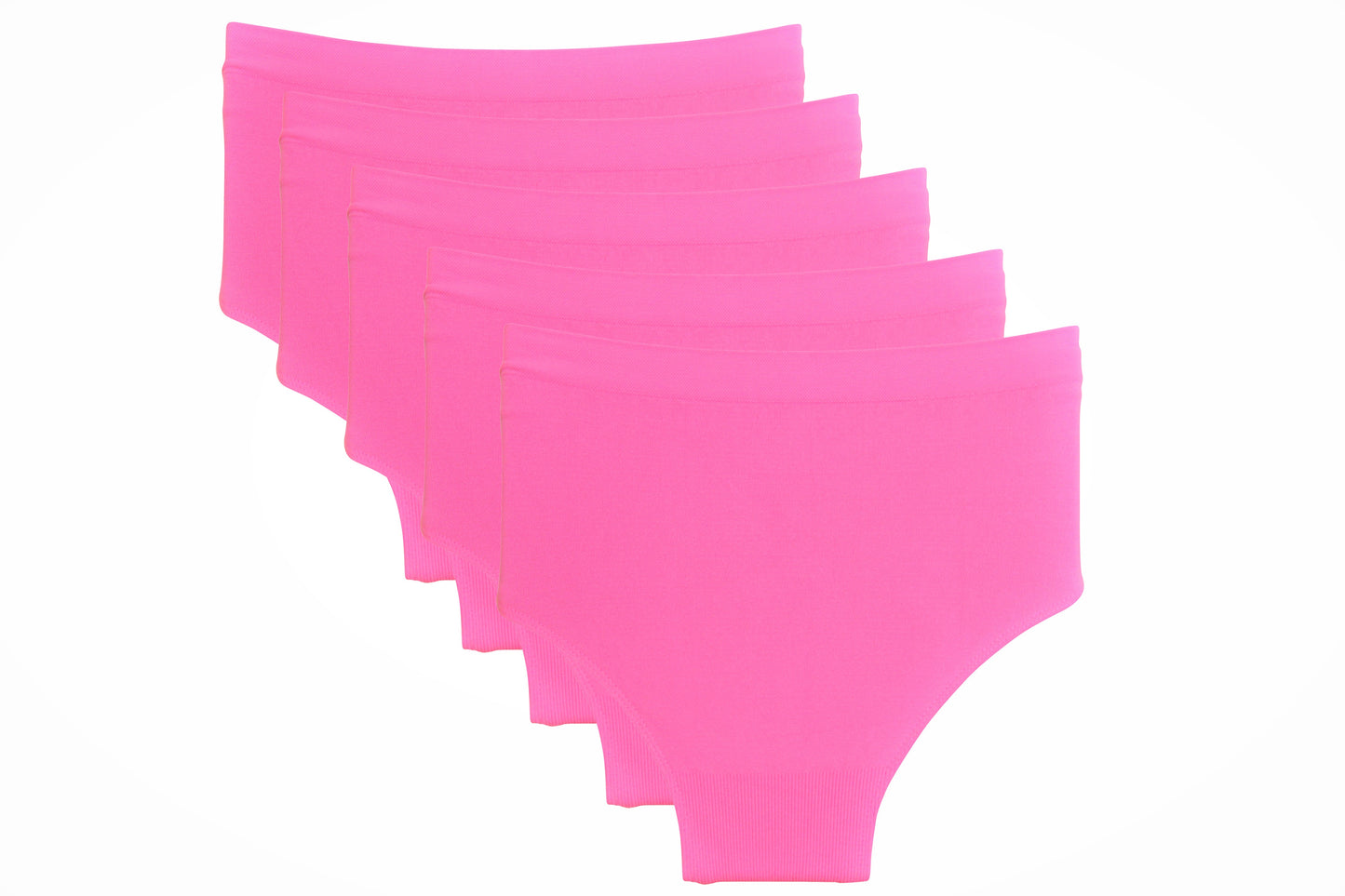 Set 5 Ladies Pink Wicking Microfibre G3 Knickers. Cool & Breathable Underwear. Ideal for Sports. Also Comfortable every day wear. M, L, XL